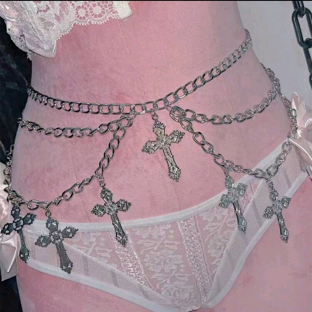 Belt Chain with Crosses