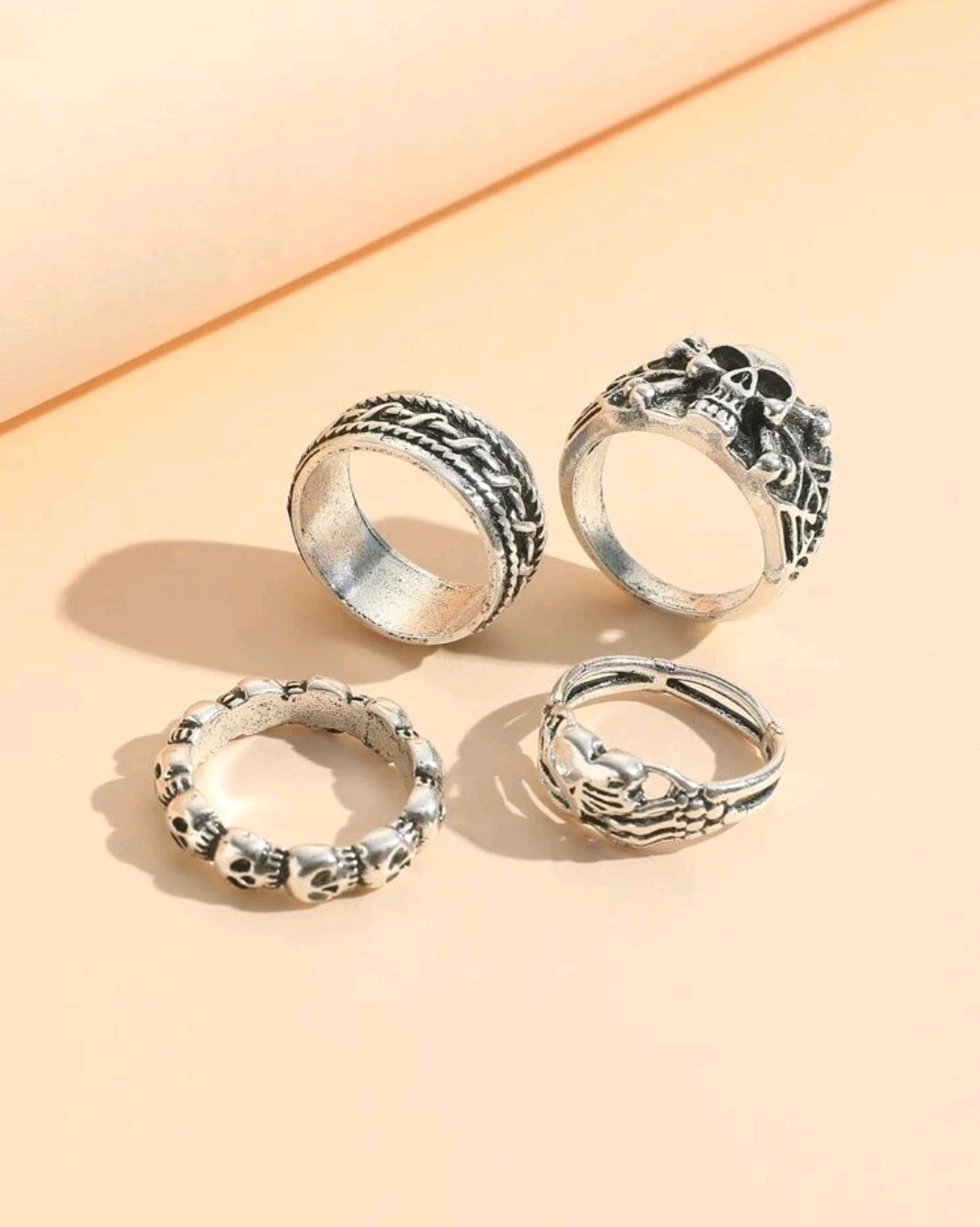 Set punk Rings