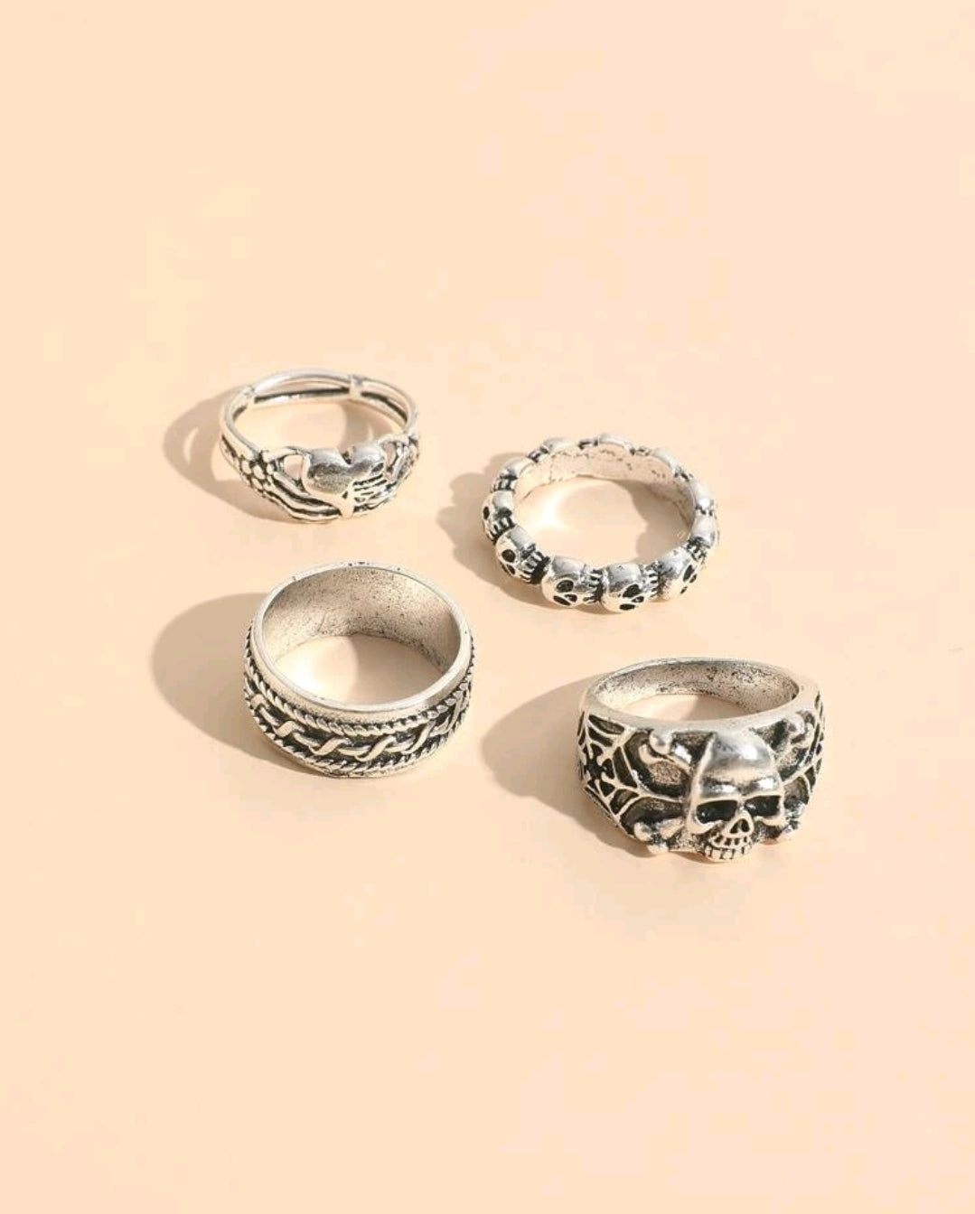 Set punk Rings