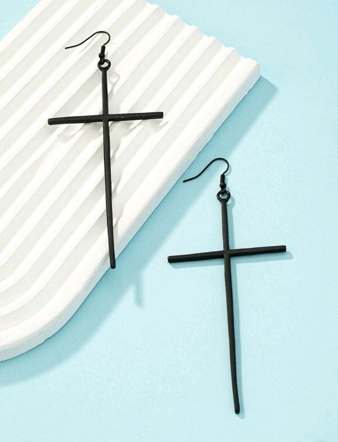 XL Cross earrings