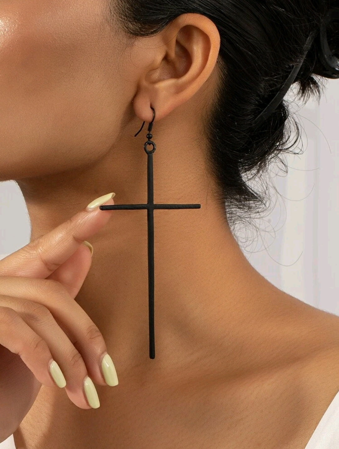 XL Cross earrings